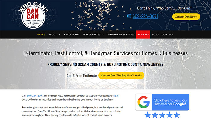 Dan Can Home Services Digital Marketing Project