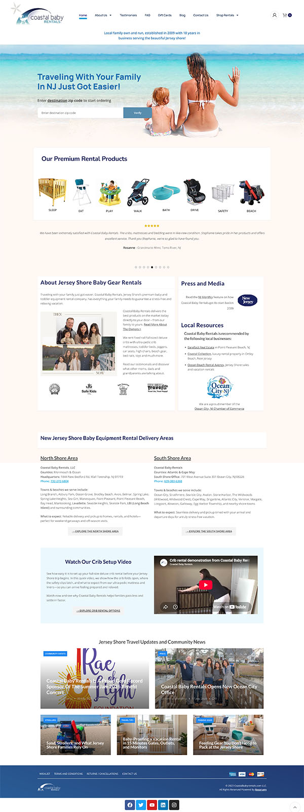 Coastal Baby Rentals NJ