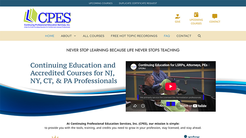 Continuing Professional Education Services, Inc. NJ