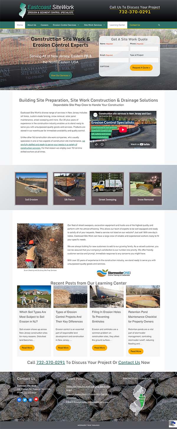 East Coast SiteWork NJ