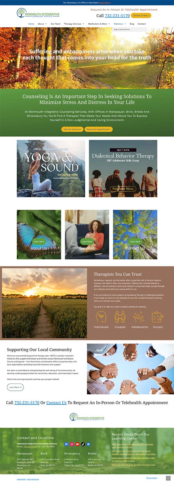 Monmouth Integrative Counseling Services NJ
