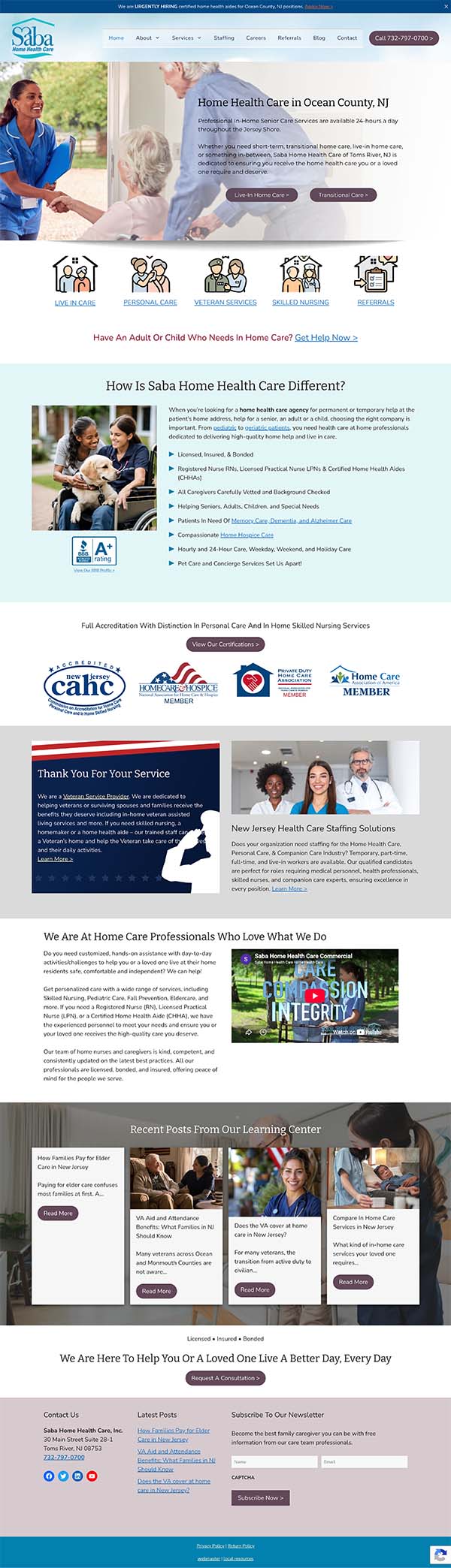 Saba Home Healthcare NJ