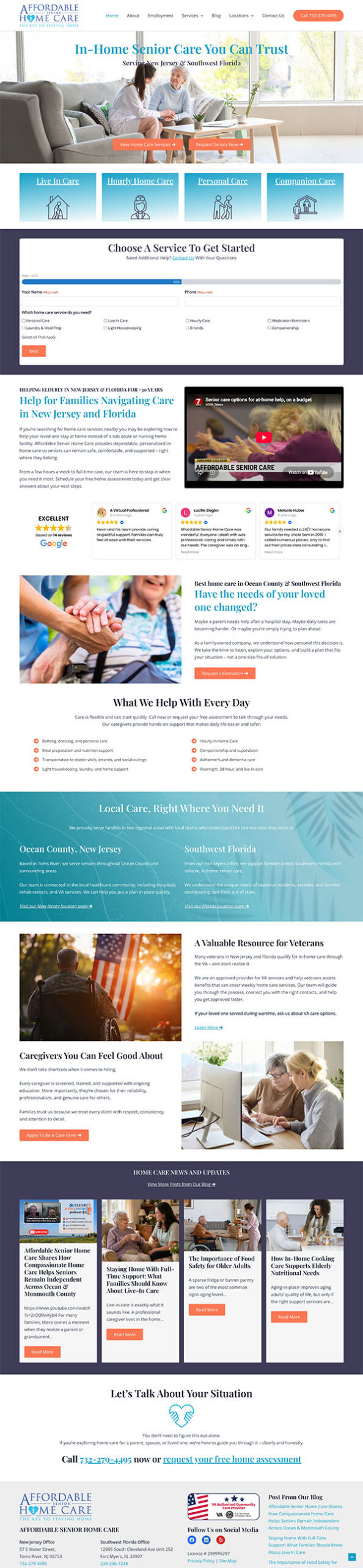 Affordable Senior Home Care New Jersey