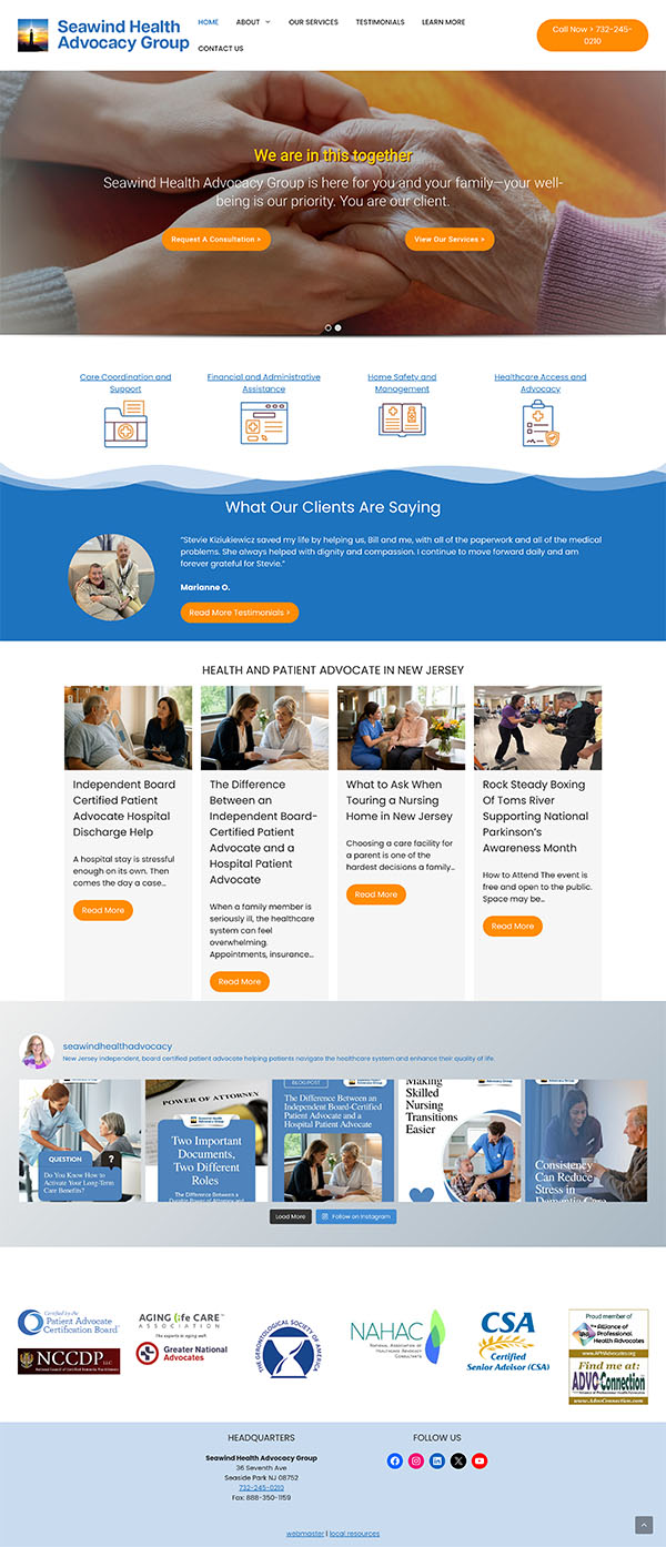 Seawind Health Advocacy Group NJ